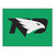 University of North Dakota - North Dakota Fighting Hawks All-Star Mat "ND Hawk" Logo Green