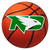 University of North Dakota - North Dakota Fighting Hawks Basketball Mat "ND Hawk" Logo Orange
