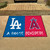 MLB House Divided - Dodgers / Angels  House Divided Mat 33.75"x42.5"