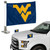 West Virginia Mountaineers Ambassador Flags "WV" Primary Logo 4 in. x 6 in. Set of 2