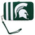 Michigan State Spartans Shell Wristlet
