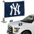New York Yankees Ambassador Flags "NY" Primary Logo 4 in. x 6 in. Set of 2