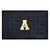 Appalachian State University - Appalachian State Mountaineers Medallion Door Mat "A & Mountaineers" Logo Black