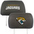 Jacksonville Jaguars Head Rest Cover  "Jaguar" Logo & "Jacksonville Jaguars" Wordmark Black