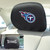 Tennessee Titans Head Rest Cover  Flaming T Primary Logo and Wordmark Black