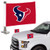 Houston Texans Ambassador Flags Texans Primary Logo - Red Flag 4 in. x 6 in. Set of 2