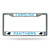 Carolina Panthers Chrome License Plate Frame