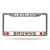 Cleveland Browns Chrome License Plate Frame