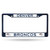 Denver Broncos Colored License Plate Frame Navy