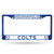 Indianapolis Colts Colored License Plate Frame Blue