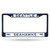 Seattle Seahawks Colored License Plate Frame Navy