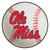 University of Mississippi - Ole Miss Rebels Baseball Mat "Ole Miss" Script Logo White