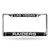 Las Vegas Raiders Laser Chrome License Plate Frame LV