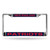 New England Patriots Laser Chrome License Plate Frame Blue