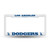 Los Angeles Dodgers White Plastic Frame