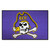 East Carolina University - East Carolina Pirates Starter Mat Pirate Primary Logo Purple