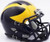 Michigan Wolverines Helmet - Riddell Authentic Full Size - Speed Style - Painted Design