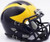 Michigan Wolverines Helmet - Riddell Replica Full Size - Speed Style - Painted Design