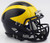 Michigan Wolverines Helmet Riddell Replica Mini Speed Style 2016 Painted Design