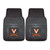 University of Virginia - Virginia Cavaliers 2-pc Vinyl Car Mat Set V-Sabre Primary Logo Black