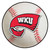 Western Kentucky University - Western Kentucky Hilltoppers Baseball Mat "Flag WKU" Logo White