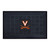 University of Virginia - Virginia Cavaliers Medallion Door Mat V-Sabre Primary Logo Black