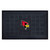 Illinois State University - Illinois State Redbirds Medallion Door Mat "Redbird & Illinois State" Logo  Black