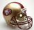 San Francisco 49ers 1996-2008 Throwback Riddell Deluxe Replica Helmet