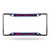 Atlanta Braves License Plate Frame Chrome EZ View Alternate Design