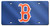 Boston Red Sox License Plate Laser Cut Red Blue with Red B