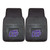 University of Sioux Falls - Sioux Falls Cougars 2-pc Vinyl Car Mat Set "Cougar & USF" Logo Black