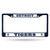 Detroit Tigers License Plate Frame Metal Navy