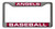 Los Angeles Angels License Plate Frame Laser Cut Chrome