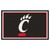 University of Cincinnati - Cincinnati Bearcats 4x6 Rug Claw C Primary Logo Black