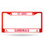 St. Louis Cardinals License Plate Frame Metal Red