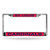 St. Louis Cardinals License Plate Frame Laser Cut Chrome Red with Blue Letters