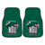 Northeastern State University - Northeastern State Riverhawks 2-pc Carpet Car Mat Set "NSU & River Hawk" Logo Green