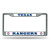 Texas Rangers License Plate Frame Chrome