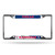 Texas Rangers License Plate Frame Chrome EZ View