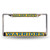 Golden State Warriors License Plate Frame Laser Cut Chrome