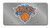 New York Knicks License Plate Laser Cut Silver