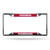 Arkansas Razorbacks License Plate Frame Chrome EZ View