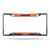 Auburn Tigers License Plate Frame Chrome EZ View