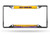 East Carolina Pirates License Plate Frame Chrome EZ View