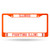 Illinois Fighting Illini License Plate Frame Metal Orange