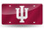 Indiana Hoosiers License Plate Laser Cut Red