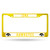 Iowa Hawkeyes License Plate Frame Metal Yellow
