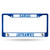 Kansas Jayhawks License Plate Frame Metal Blue