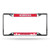 Nebraska Cornhuskers License Plate Frame Chrome EZ View