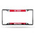 North Carolina State Wolfpack License Plate Frame Chrome EZ View